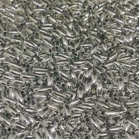 perly strieborné 4x8 mm  oval                           